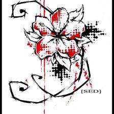 Оригинал схемы вышивки «цветок» (№648847)