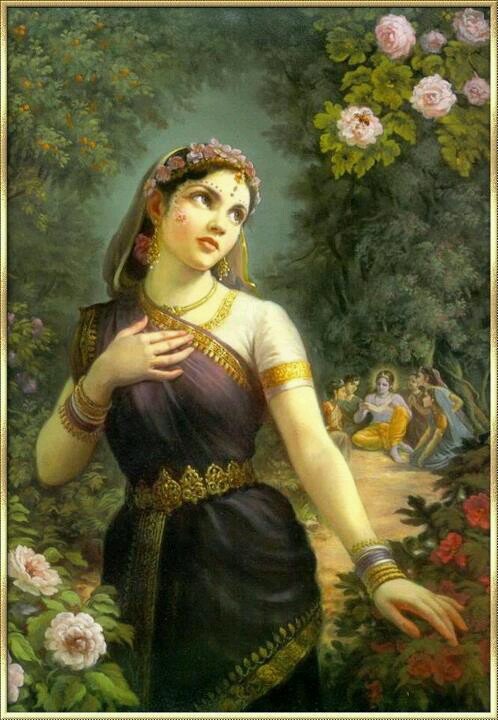 Ракха - индия девушка религия картина - оригинал