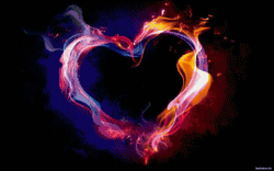 огненное сердце - сердце - предпросмотр
