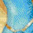 Предпросмотр схемы вышивки «женщина в голубом» (№653309)