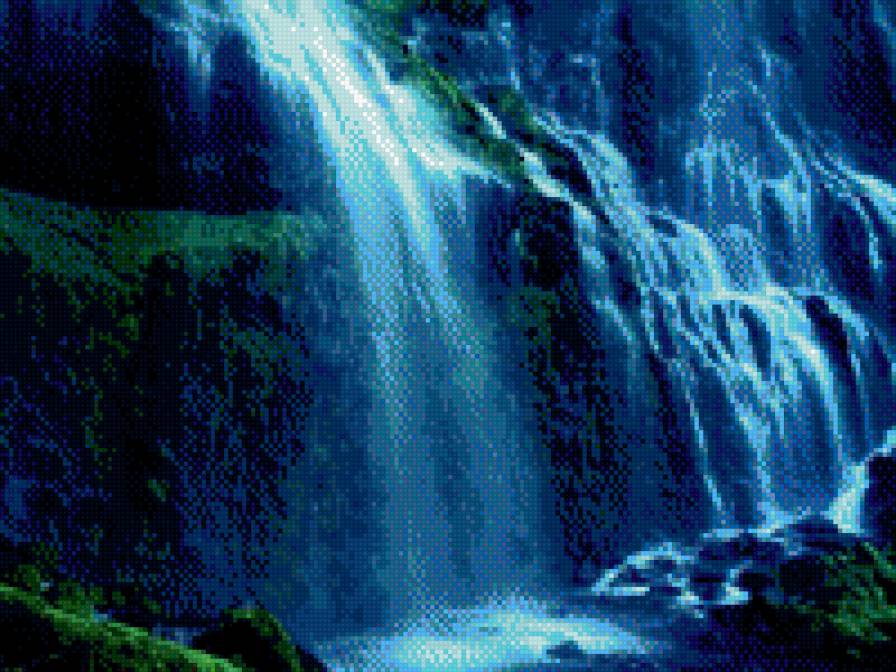 водопад - природа, вода - предпросмотр