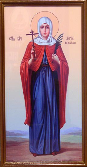 Святая Великомученица Марина Антиохийская - икона - оригинал
