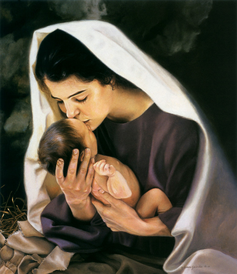 Мария и Иисус - картина, религия, мария, иисус - оригинал