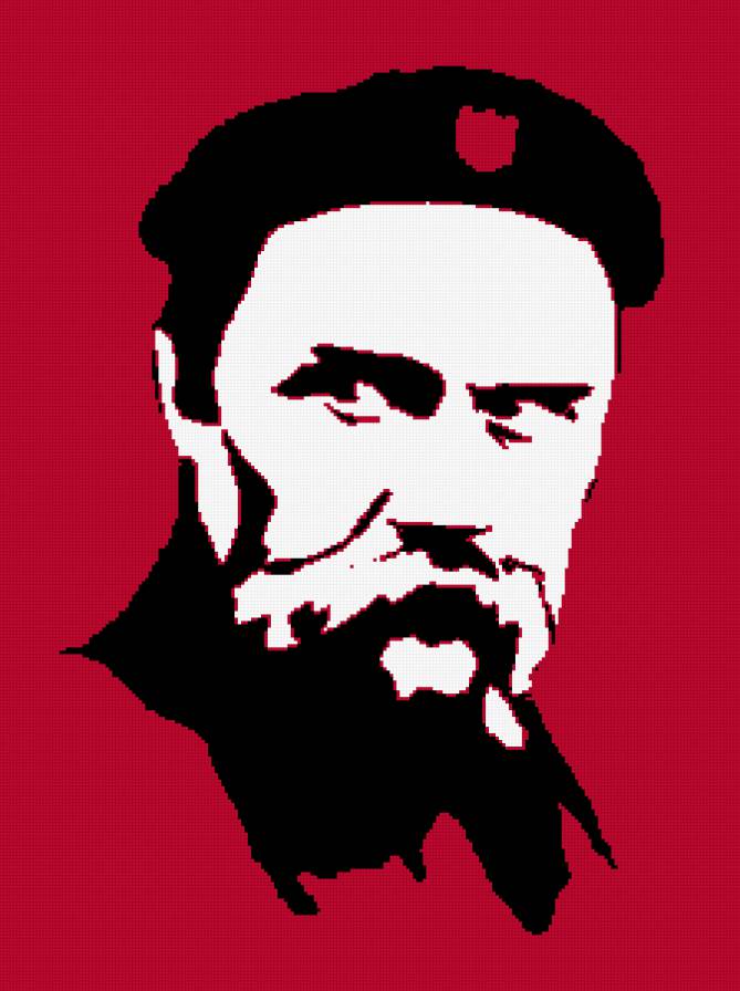 Т.Г.Шевченко - шевченко, украина, герой, патриот, портрет, картина - предпросмотр