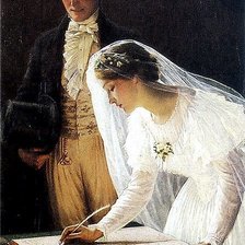 Оригинал схемы вышивки «Свадьба» (№657306)