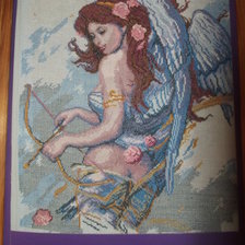 Оригинал схемы вышивки «ангел» (№658041)