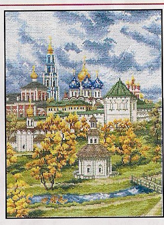Панорама Троице-Сергиевой лавры - храмы - оригинал