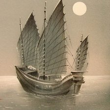 Оригинал схемы вышивки «лунный корабль» (№659054)