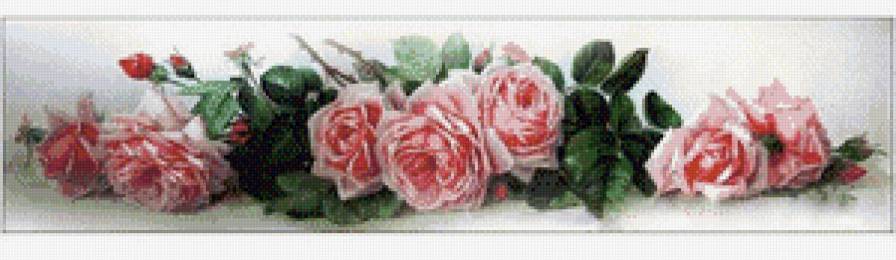 розы на столе - букет, цветы, розы - предпросмотр