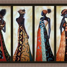 Оригинал схемы вышивки «Африканские мотивы» (№660523)