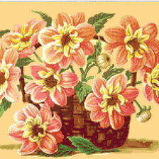 Оригинал схемы вышивки «цветочки» (№660826)