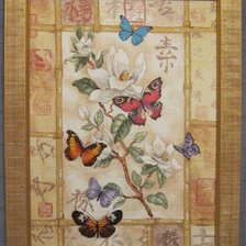 Оригинал схемы вышивки «бабочки» (№661526)