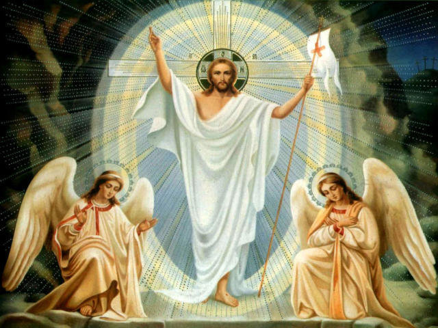 воскресение спасителя - религия.икона.исус - оригинал
