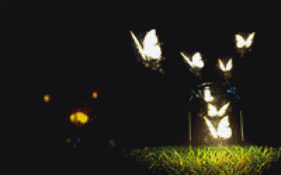 светлячки - бабочки - предпросмотр