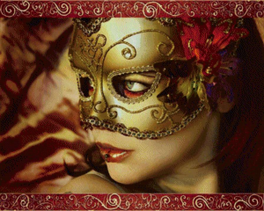 девушка в маске - венеция, девушка, маскарад, маска, женщина, глаза - предпросмотр