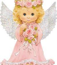 Схема вышивки «малышка ангел»