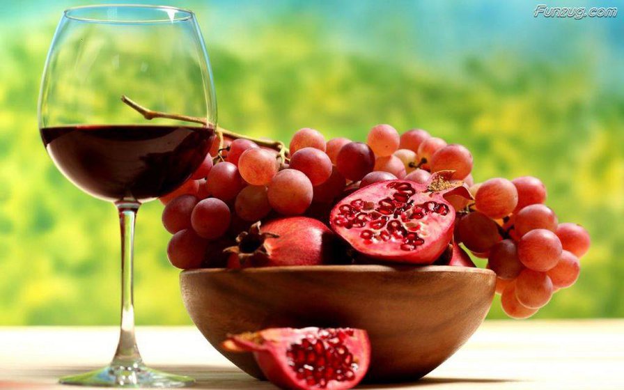 вино и виноград - фрукты, ягоды, вино - оригинал