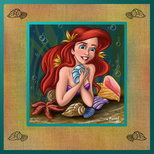 Оригинал схемы вышивки «Disney Ariel» (№666919)