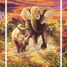 триптих Африка