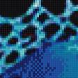 Предпросмотр схемы вышивки «синяя лягушка» (№668242)