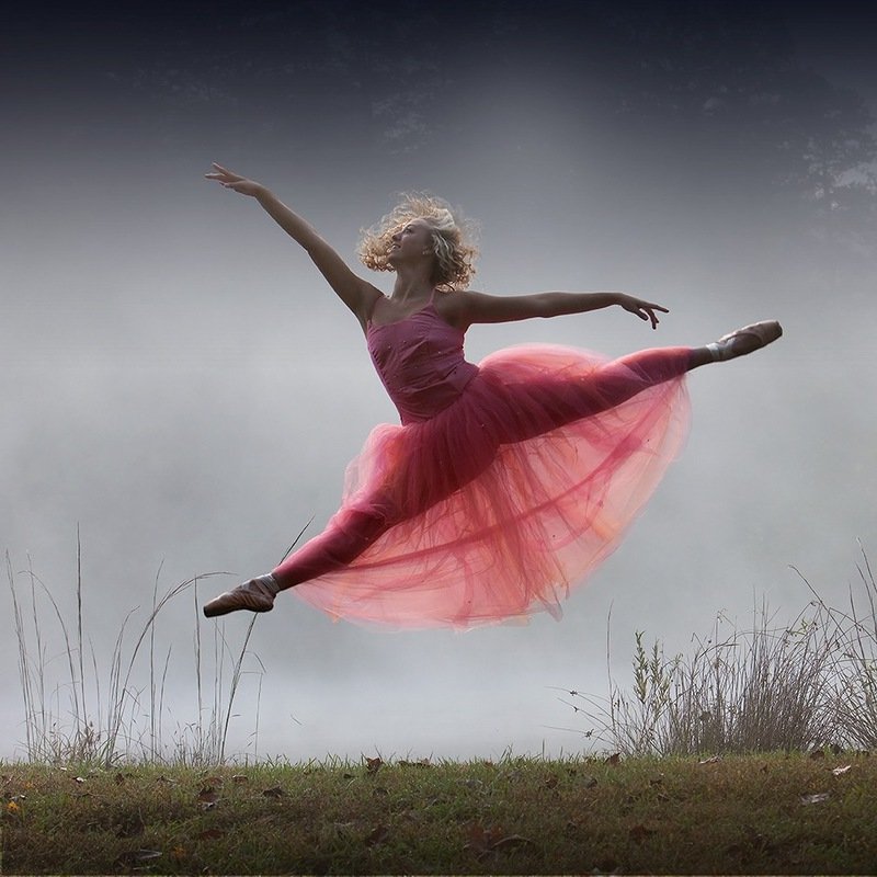 полет души - девушка, танец, движение - оригинал