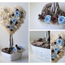 Схема вышивки «цветочное дерево»