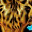 Предпросмотр схемы вышивки «леопард с синими глазами» (№673833)