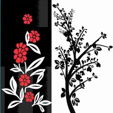 Оригинал схемы вышивки «цветы-2» (№675912)