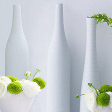 триптих ваза с цветами - середина