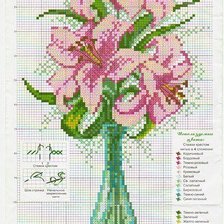 Оригинал схемы вышивки «тюльпаны» (№678664)