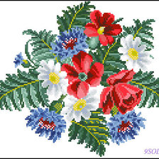 Оригинал схемы вышивки «серия "цветы"» (№679099)