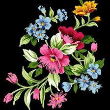 Оригинал схемы вышивки «серия "цветы"» (№679102)