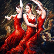 Схема вышивки «Flamenco-6»