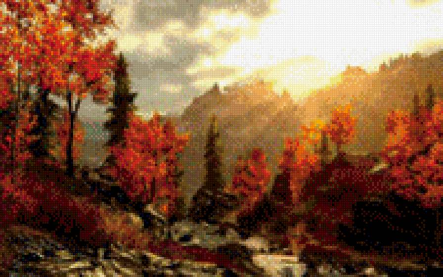 Осень в горах - природа - предпросмотр
