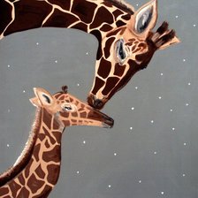 Схема вышивки «Жирафы»