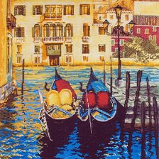 Оригинал схемы вышивки «Вечерняя Венеция» (№690110)