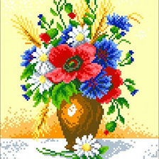 Оригинал схемы вышивки «полевые цветы» (№691343)