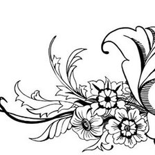 Оригинал схемы вышивки «цветок» (№691480)