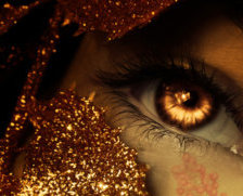 Схема вышивки «золотой глаз»