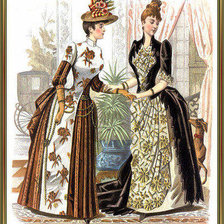 Оригинал схемы вышивки «викторианская эпоха» (№695043)