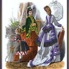 Оригинал схемы вышивки «викторианская эпоха» (№695095)