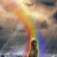 волк и радуга