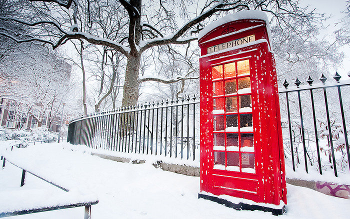 Серия Лондон - зимний пейзаж, город - оригинал