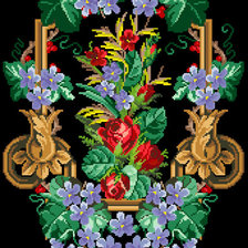 Схема вышивки «серия "цветы"»