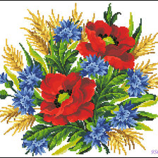 Оригинал схемы вышивки «серия "цветы"» (№700514)
