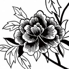 Оригинал схемы вышивки «цветок для подушки» (№701101)
