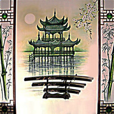 Оригинал схемы вышивки «Пагода» (№701128)