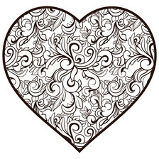 Оригинал схемы вышивки «узор, сердце» (№703140)