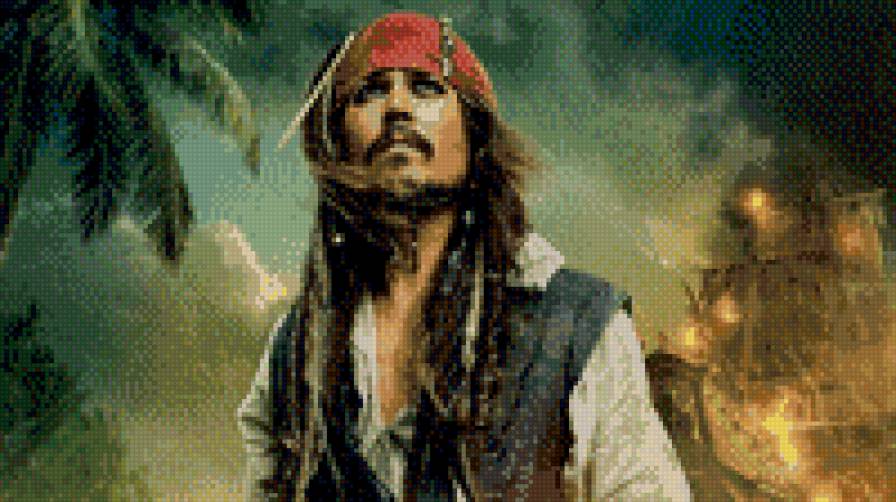 Джек Воробей - джонни дэп, капитан, кино, джек воробей, пираты карибского моря - предпросмотр