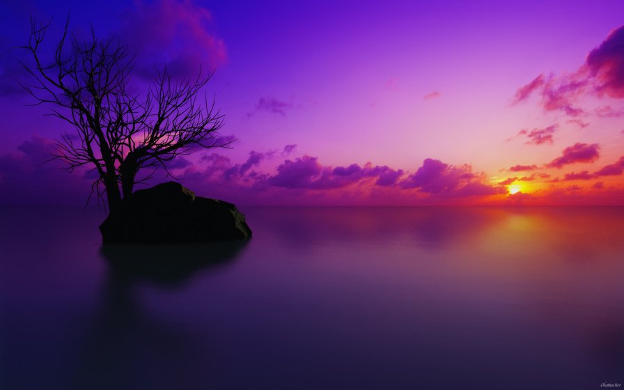 Мальдивы - море, пейзаж, закат, мальдивы - оригинал